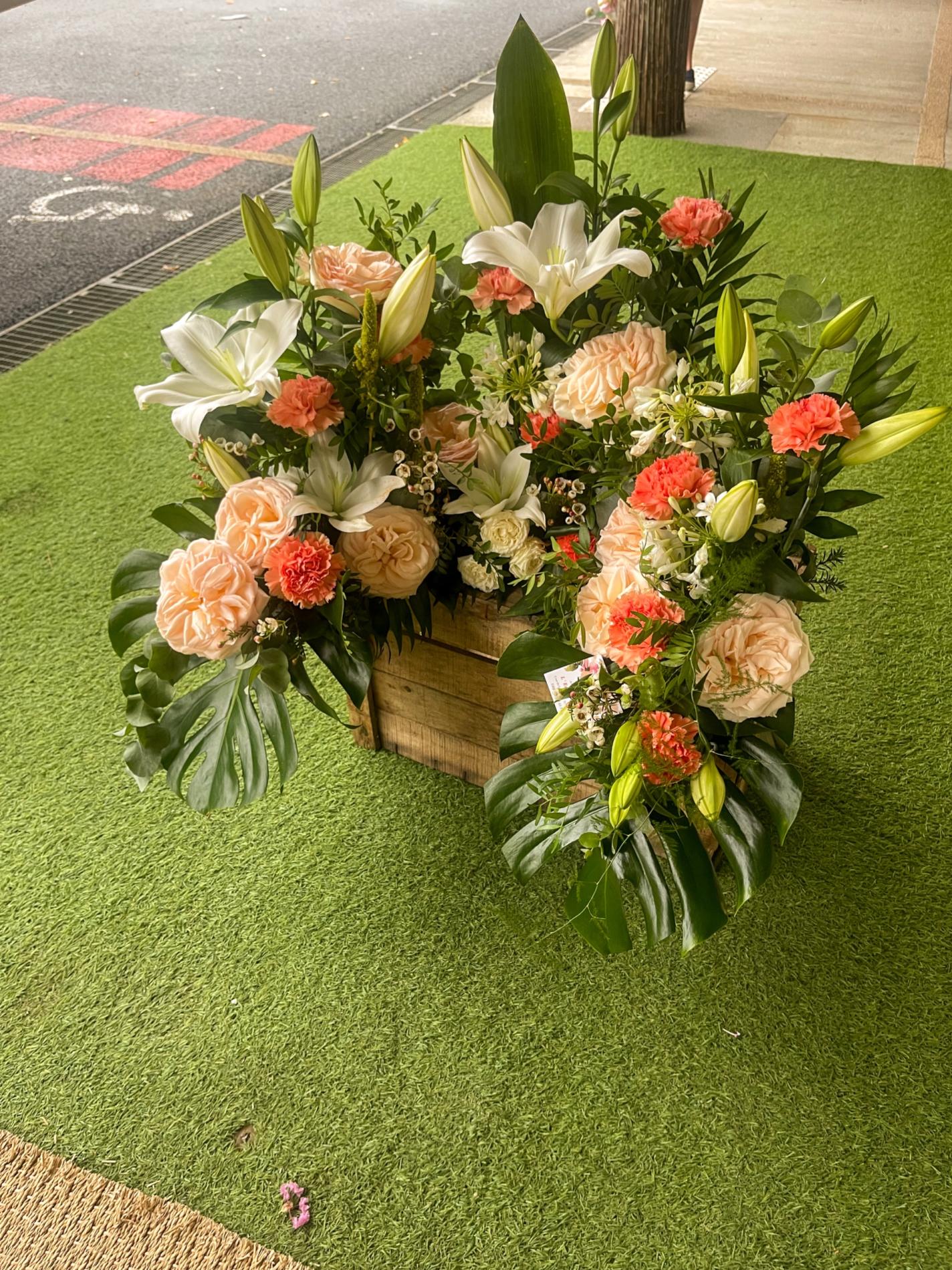 Devant de tombe demi lune 150 euros